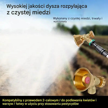 💦🔥Specjalna oferta ograniczona czasowo🔥Mosiężna dysza opryskiwacza rolniczego z regulowaną dyszą 🌾