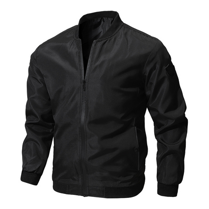 【🔥Zvjezdani proizvod 🔥】【S–6XL】🚀🧥Muška jednobojna ležerna bomber jakna, dostupna u velikim veličinama