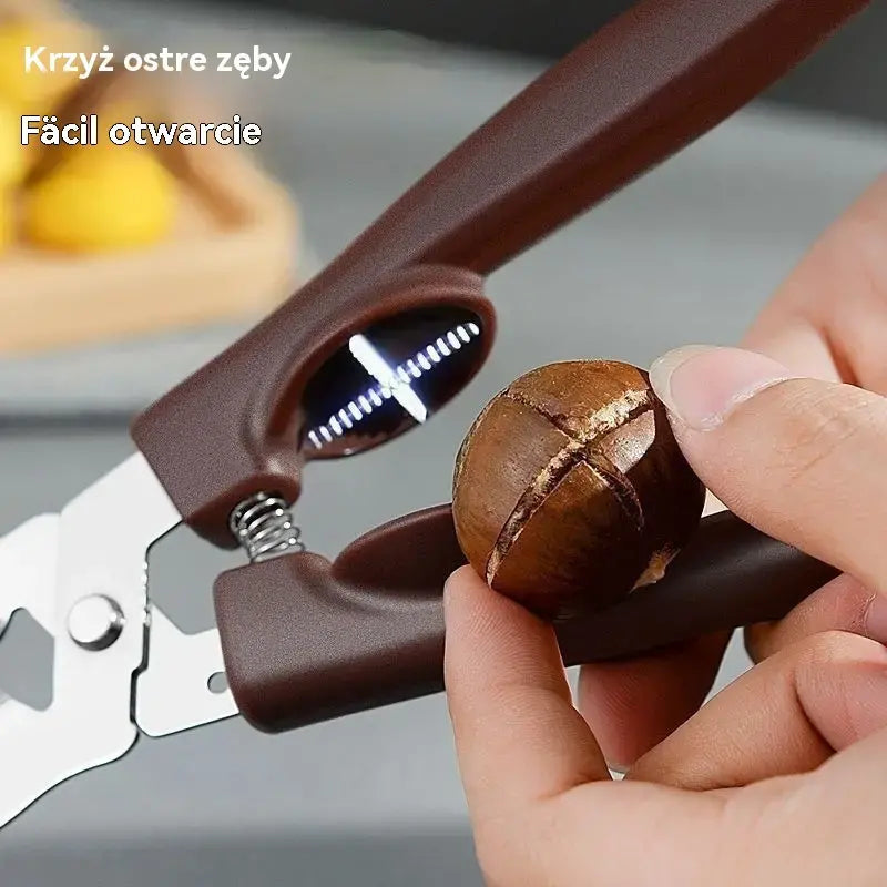 💥【Płatność przy odbiorze】🌰✂️Wielofunkcyjne nożyczki w kolorze kasztanowym💥50% zniżki!