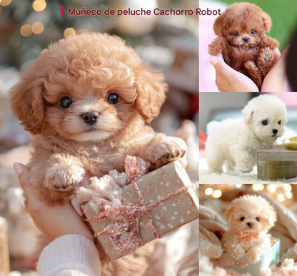 🥰💟Lindo robot de peluche de cachorro: puede ladrar, caminar y mover la cola.