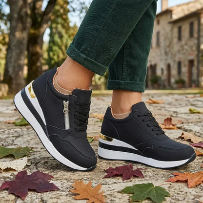 👟【36-43】Plus size tenisice na platformu: Lagane cipele s platformom za svakodnevno nošenje, udobne cipele za hodanje i vježbanje.