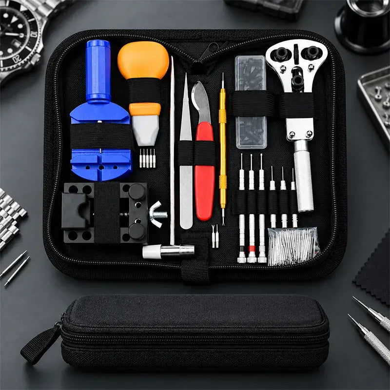 🎉 Oferta specjalna na rok 2026 🔧 Profesjonalny zestaw do naprawy zegarków – nowy pasek, nowa bateria, ten sam zegarek – napraw go samodzielnie w kilka minut ⌚