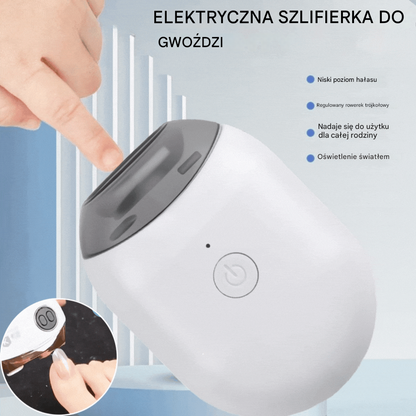 👶Kup 1, drugi dostaniesz gratis! 💅Elektryczny pilnik do paznoksi✨ bezpieczny i używany paznęcija paznoksi, bezpieczny rączno dla niemowląt.