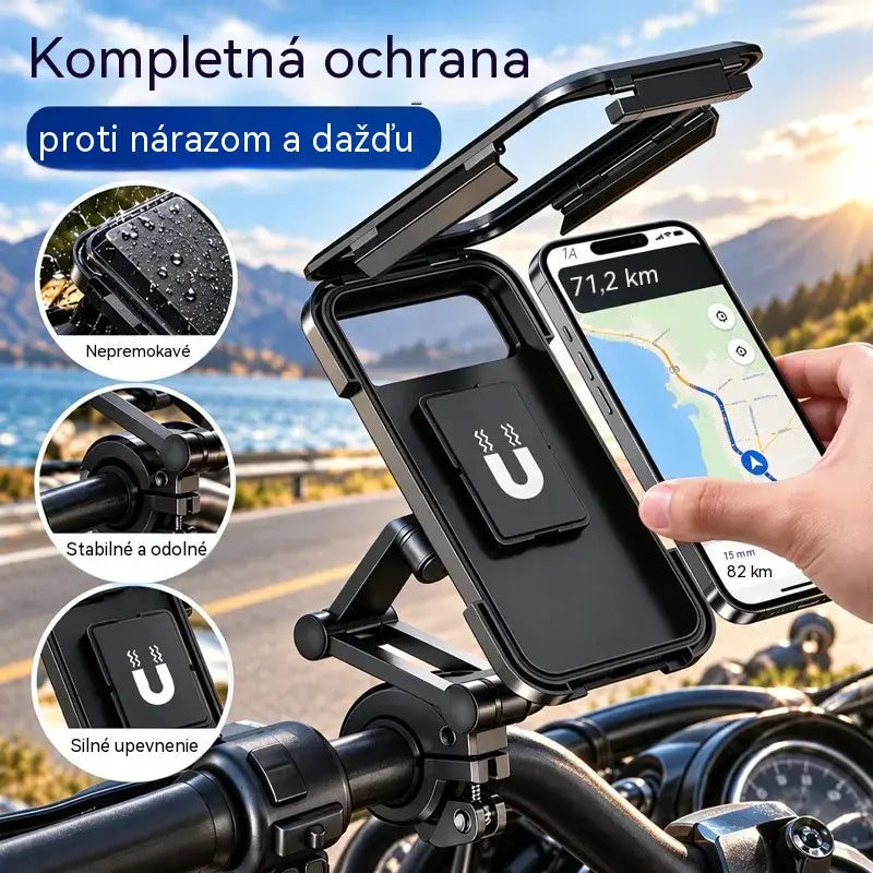 🏍️ Vodotesný držiak na telefón na bicykle a motocykle | Puzdro na riadidlá vhodné na používanie GPS