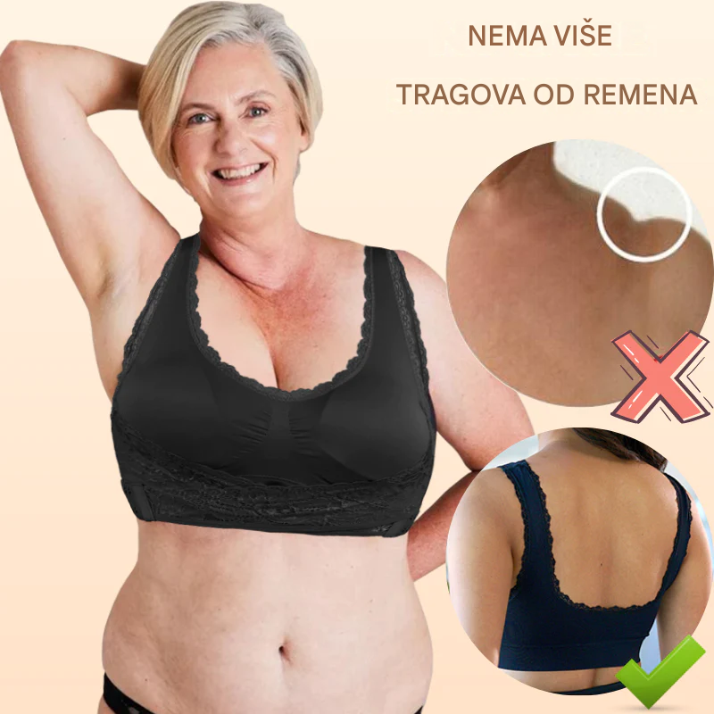 🔥 (Kupite dva, dobijte jedan gratis) 【S-6XL】Udoban grudnjak s čipkastim prednjim dijelom