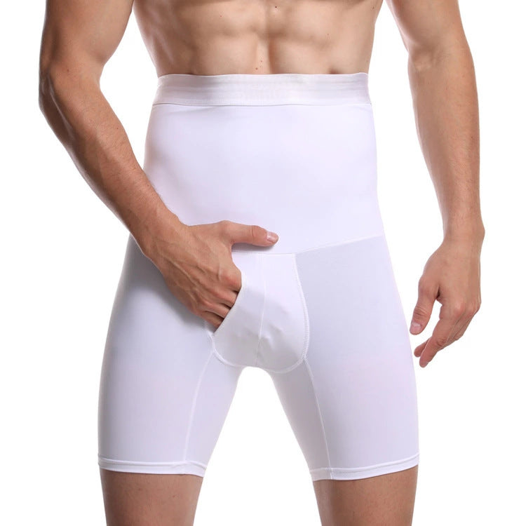 ⚡50% de descuento solo hoy💥🔥Pantalones moldeadores de cintura alta transpirables y elásticos para hombre