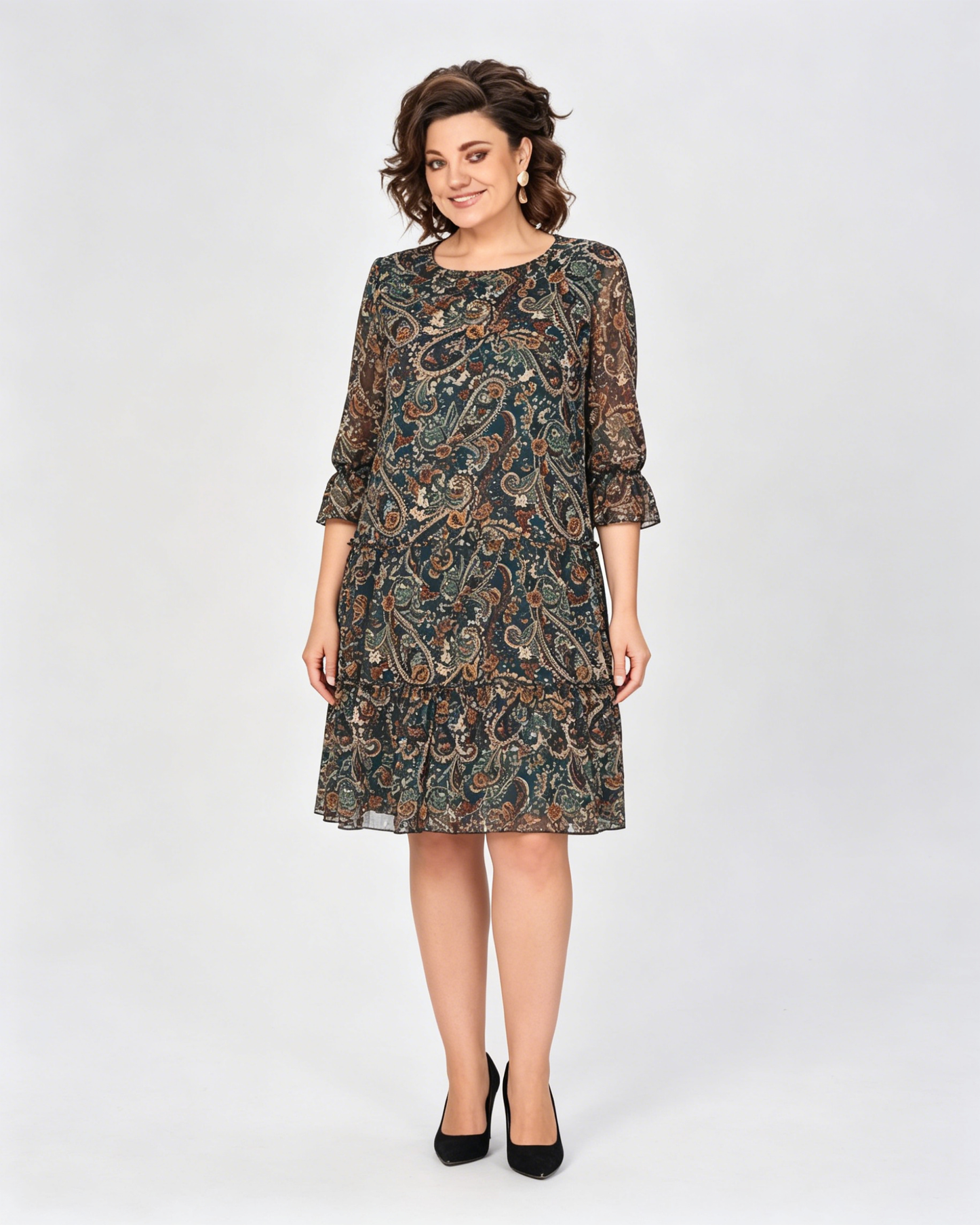 【🥇Bestseller】💥【50% zniżki】👗【S-5XL】Nowa wiosenna sukienka z nadrukiem 2026