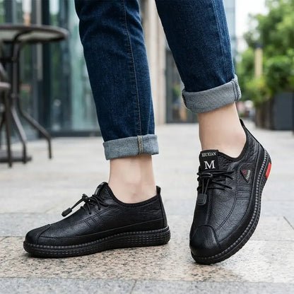 👟Damskie, wodoodporne, wsuwane, antypoślizgowe, płaskie buty robocze – miękka podeszwa, wygodne buty robocze – lekkie, codzienne buty do chodzenia dla seniorów