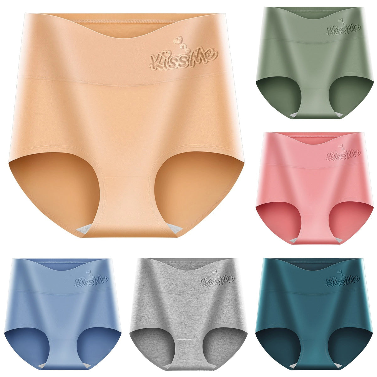🔥【Conjunto de 6 piezas】--- 29€ 💖Último día 50% de descuento--Faja de talle alto de algodón de alta calidad que realza los glúteos✨️ (45-105 kg)