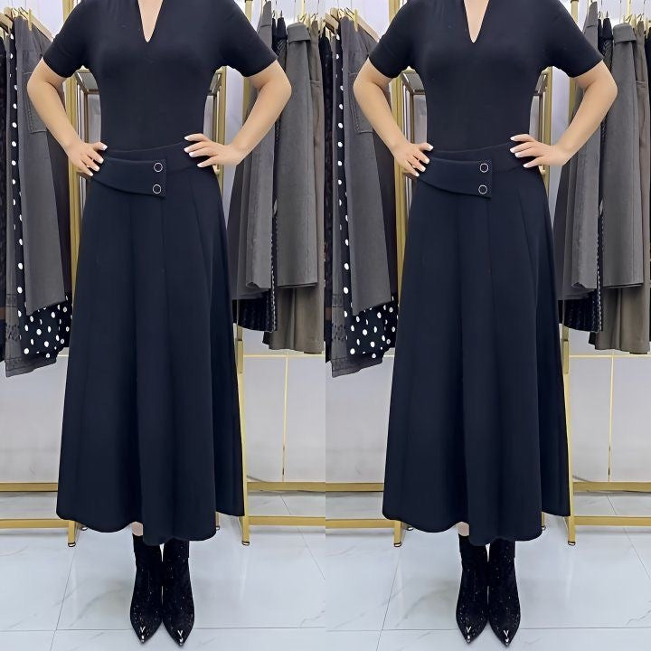👗🎀【Płatność przy odbiorze】【S-4XL】Spódnica midi z wełny na jesień/zimę - 4226300