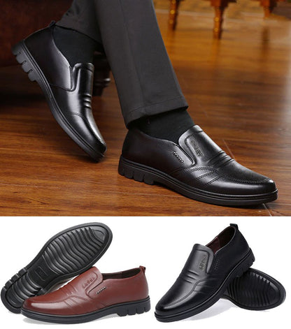 🎁【Oferty specjalne na święta】【39-44】👞 Męskie buty biznesowe casualowe - nowość z 2026 r., miękka podeszwa, stylowe i wygodne
