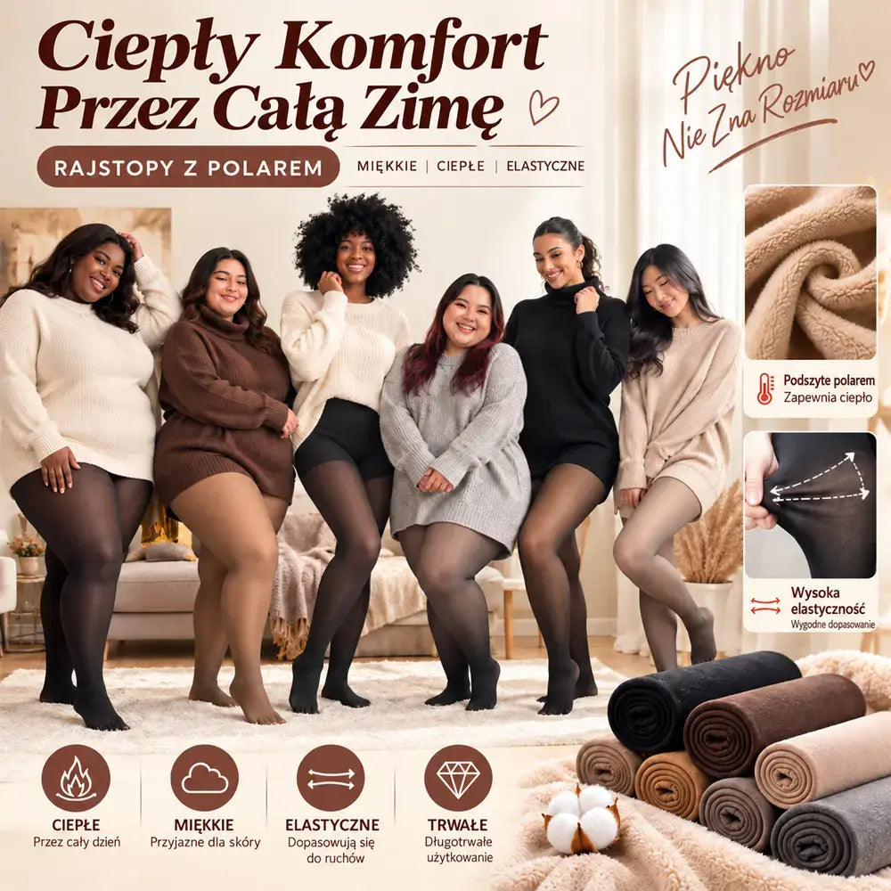 ✨【XS-3XL / 4 kolory】 Legginsy z wełnianą podszewką i efektem przezroczystości; model z pojedynczym szwem z przodu i z tyłu, półprzezroczyste legginsy stanowiące warstwę bazową.