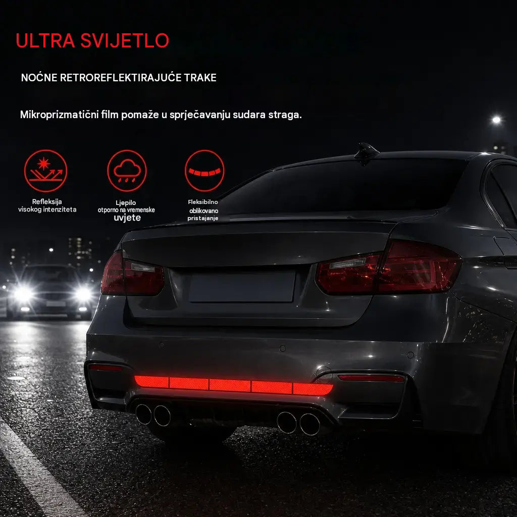 【10 artikala za 23 eura】✨🚗 Odmah privlače pažnju! Reflektirajuće zaštitne trake za branik visokog sjaja.