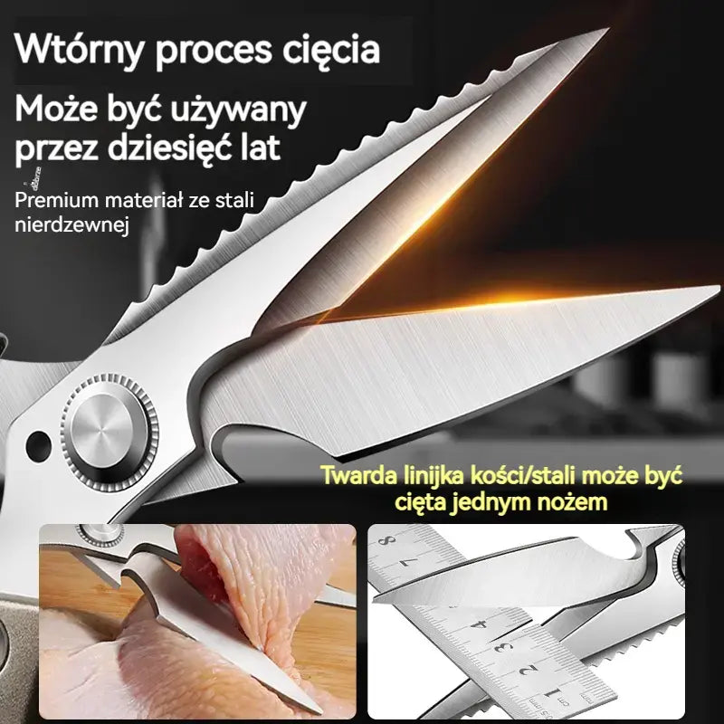 🔥Nowe ulepszenie🍖 Wielofunkcyjne, wydajne nożyczki kuchenne ✂️👨‍🍳