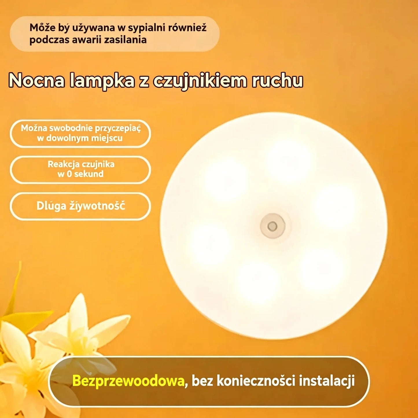 🏡💡【Kup jeden, a dwa dostaniesz gratis】Inteligentna lampa LED do indukcji ludzkiego ciała, wygodna i praktyczna z możliwością ładowania