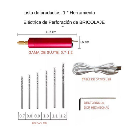 🏆【Kúp 1 a získaj 1 zadarmo】Mini USB elektrická ručná vŕtačka, mini DIY elektrická brúska