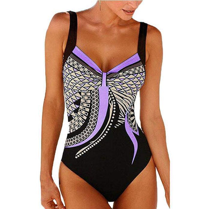 🩱🏊‍♀️ Bañador retro nuevo 2026, estampado vintage, estilo bikini
