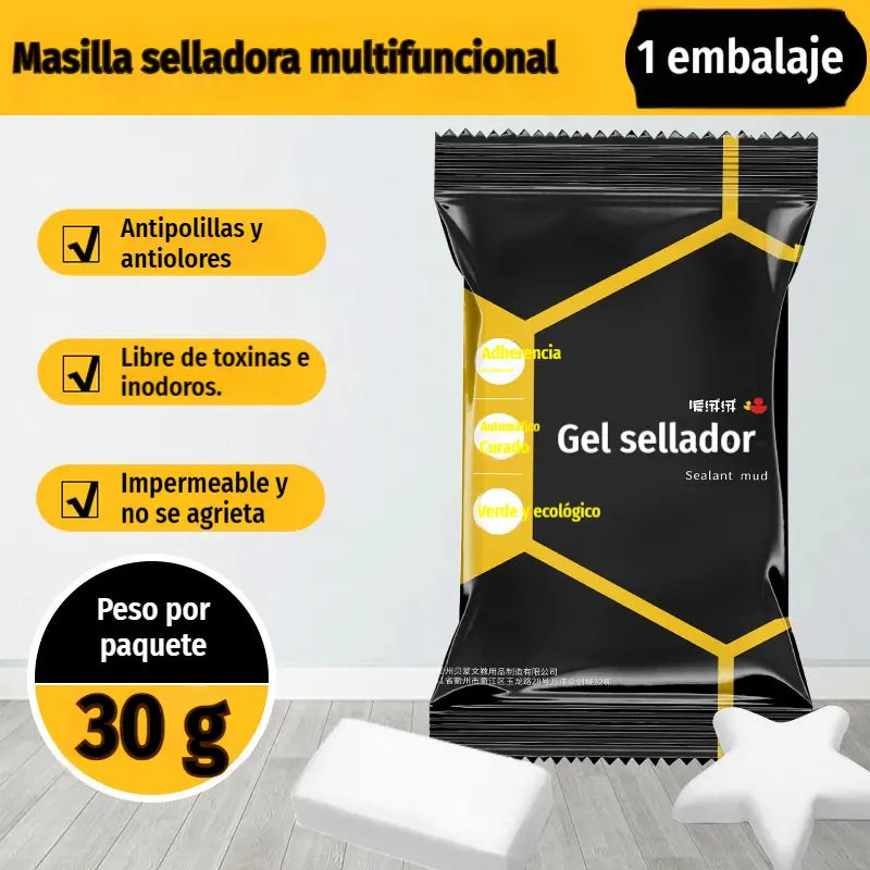 【10 piezas por 27€】🔧 Masilla Selladora Impermeable Blanca – Repara Agujeros de Aire Acondicionado, Paredes y Tuberías 💧🏠