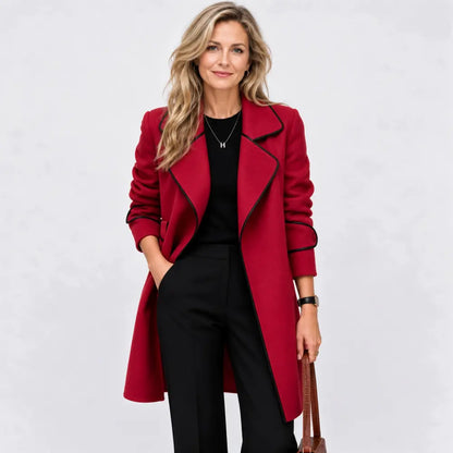 🔥🧥👩【50% taniej】【M–4XL】Nowy jesienno-zimowy płaszcz/kurtka w stylu koreańskim – dwustronny kaszmir, średnia długość