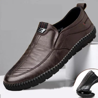 👞Nové britské ležérne topánky s mäkkou podrážkou✅Ručne vyrobené z vybranej kože✅Odolné voči oderu a priedušné