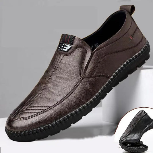 👞Nové britské ležérne topánky s mäkkou podrážkou✅Ručne vyrobené z vybranej kože✅Odolné voči oderu a priedušné