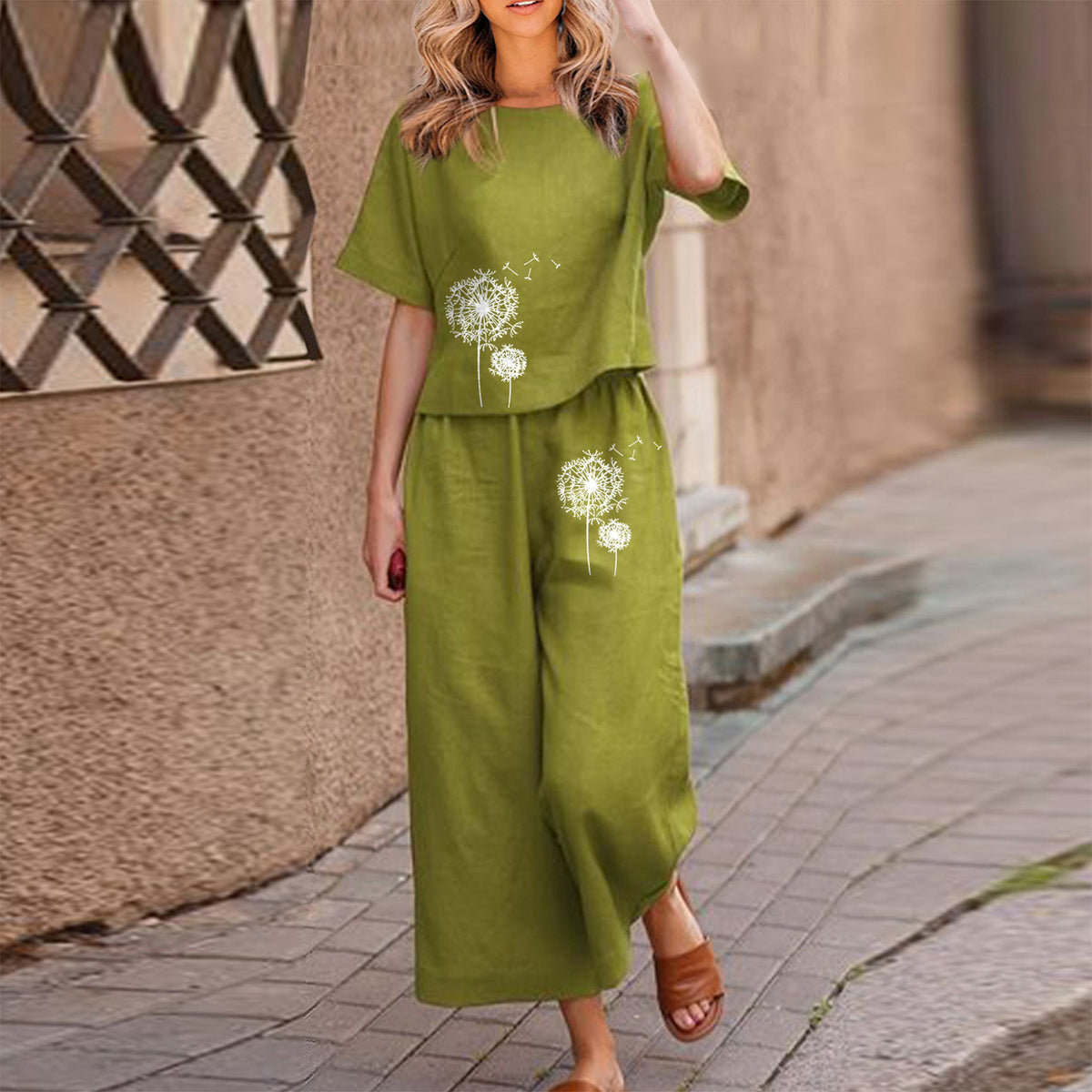 【S-4XL】【Topy + spodnie】Luźny garnitur casualowy