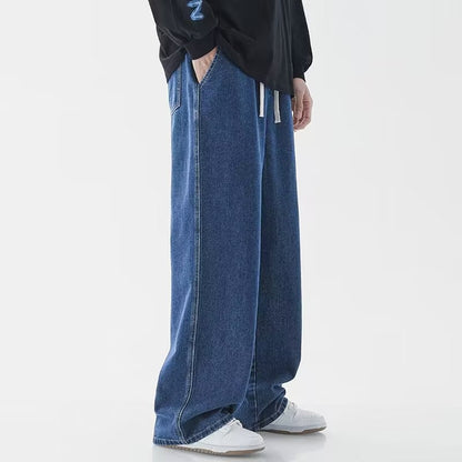 🔥Retro dżinsy męskie: styl casual, prosty, luźny krój, płatność przy odbiorze✨