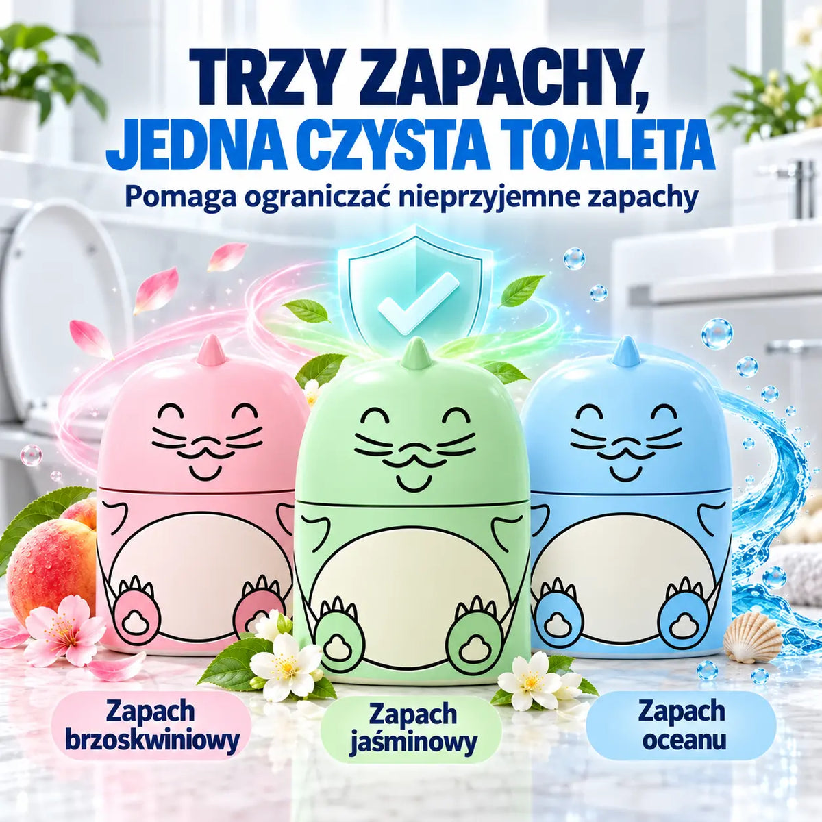 Kup środek do czyszczenia toalety za pół ceny! 💥 【Zestaw 3 sztuk】 Każde opakowanie wystarcza na 2000 spłukań – zapomnij o ręcznym szorowaniu toalety. ❤