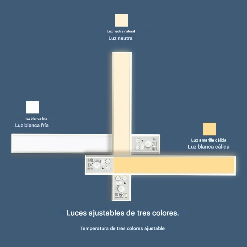 💡💡Lámpara de pared magnética de inducción multifuncional, multifuncional: ¡combina luz de noche, luz de lectura y lámpara de escritorio en una!