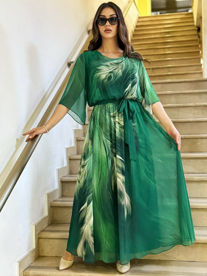 🎄👗【S-5XL】💖Modna ženska haljina od šifona visoke kvalitete 2025.
