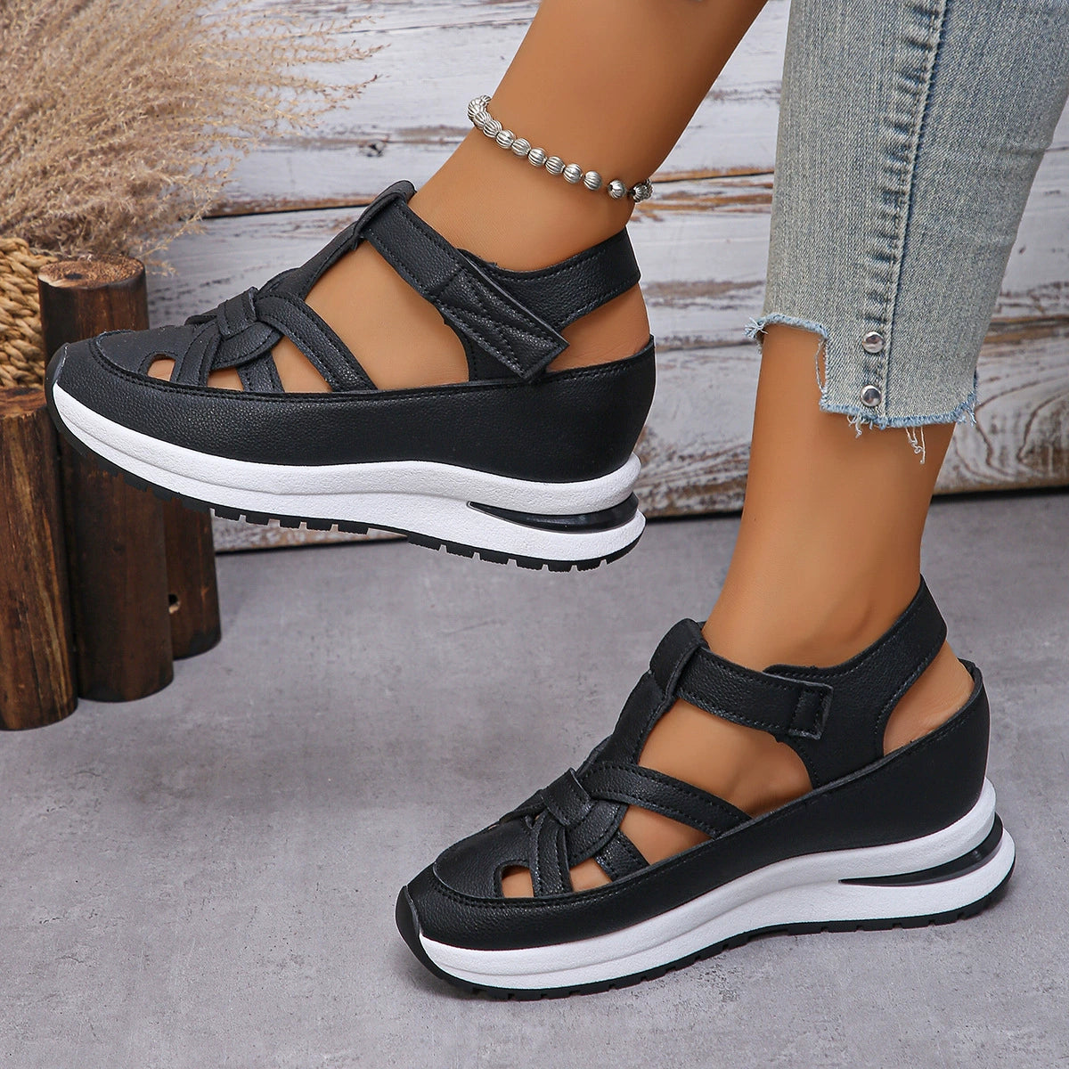 👡 Nueva promoción: 43% de descuento [35-43]. Nuevas sandalias casuales para mujer con suela gruesa para 2026.
