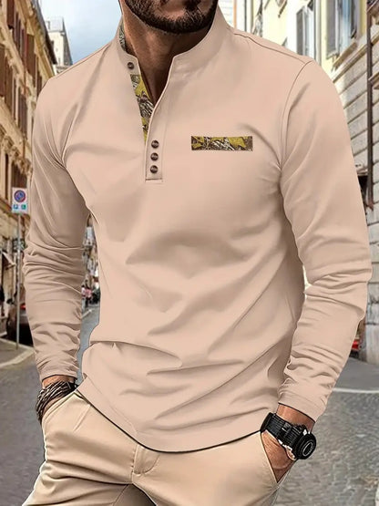 【🔥Specjalna redukcja 50%】【S-3XL】Męskie sportowe koszulki polo z długimi rękawami