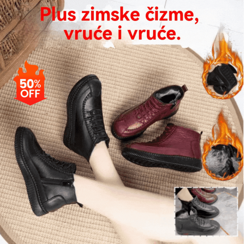 【35-42】💥Teplé dámske zimné topánky s kožušinou – mäkké, protišmykové a pohodlné
