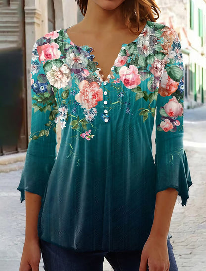 👕💥【Ograniczona czasowo zniżka 50%】💥🥰[S-5XL] Modne damskie koszulki z dekoltem w serek