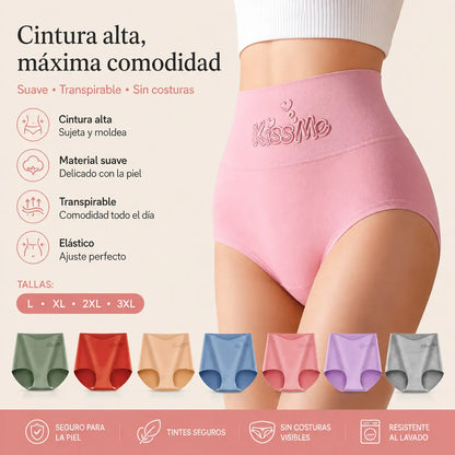 🔥【Conjunto de 6 piezas】--- 29€ 💖Último día 50% de descuento--Faja de talle alto de algodón de alta calidad que realza los glúteos✨️ (45-105 kg)