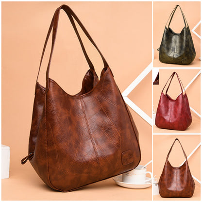 💖👜Vruća rasprodaja 🔥🍂2025 nova mekana kožna torba za žene preko ramena, jednostavna i moderna, ležerna retro, velikog kapaciteta