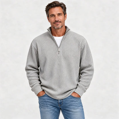 【S-5XL】Nueva sudadera para hombre con cuello alzado, otoño/invierno