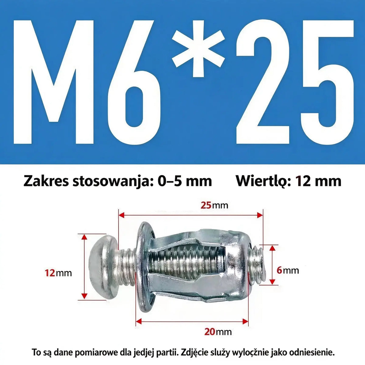 🔥50% taniej [100 sztuk] Śruba rozporowa M4 M5 M6 / Nakrętka nitowana