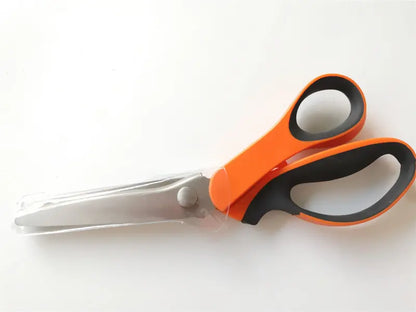 ✂️ Wielofunkcyjne nożyce krawieckie z ostrzem ząbkowanym — odpowiednie do tkanin, papieru i prac rękodzielniczych 🧵