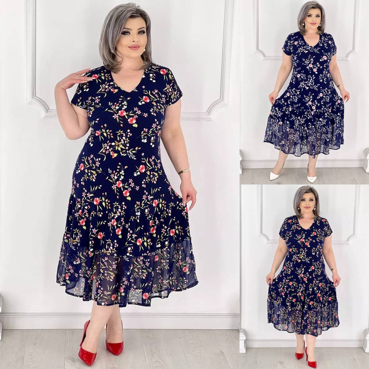 【Купете едно, вземете второ безплатно】💕【S-5XL】Висококачествени, удобни и стилни рокли