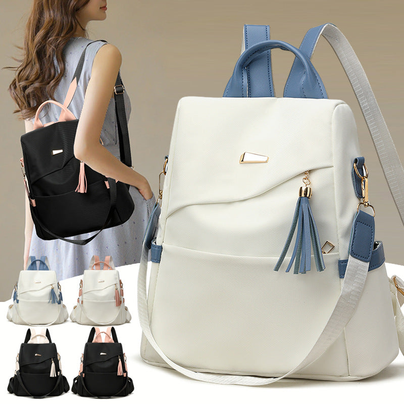 💓50% de descuento por tiempo limitado👜La nueva mochila de viaje de piel suave, con diseño moderno y gran capacidad, para dos usos.