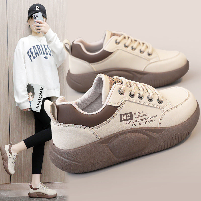 🏆【Zniżka ograniczona czasowo】【35-40】👟Nowoczesne sneakersy casualowe na grubej podeszwie, Model 2026