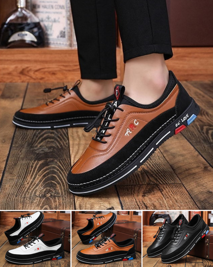 【39-48】Zapatos de negocios casuales de alta gama para hombre, con suelas suaves y cómodos de llevar.