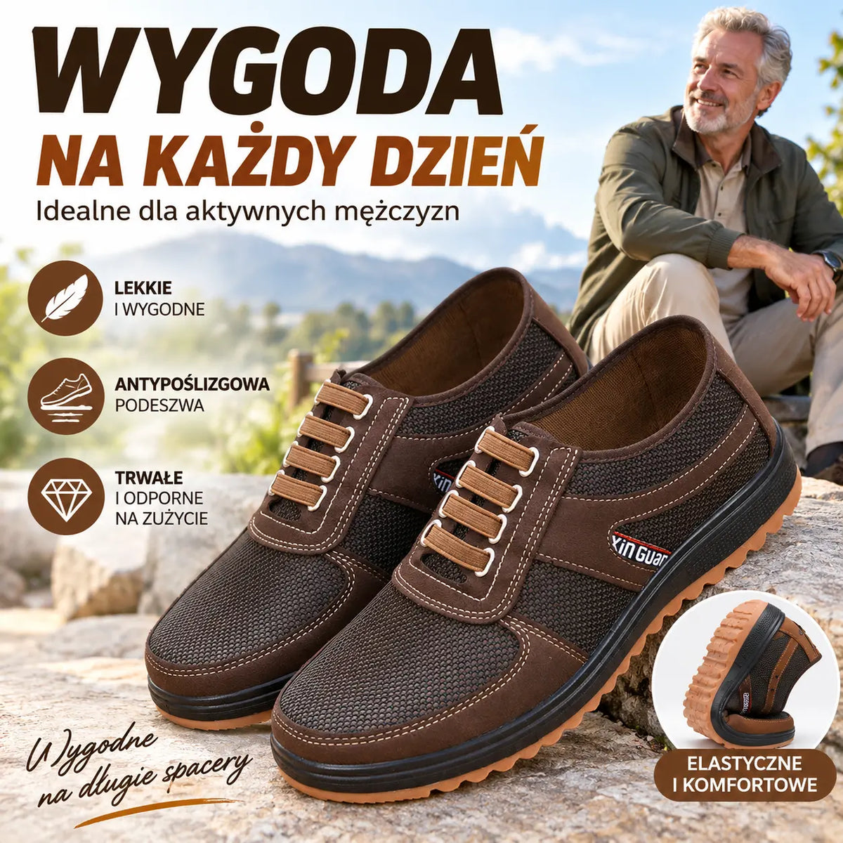 【Rozmiary 38–44】 🔥 Męskie sneakersy – nowe, przewiewne buty w stylu casual. Wygodne i uniwersalne, sprawdzą się zarówno w pracy, jak i na co dzień.