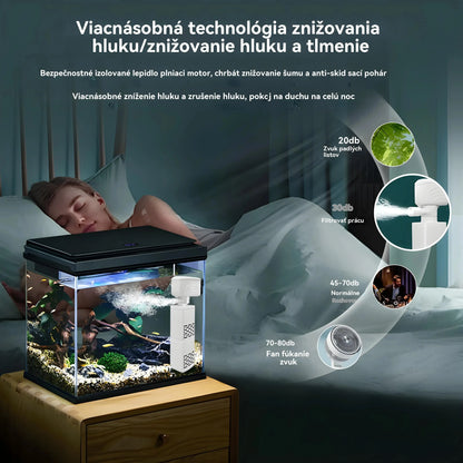 🐟【15W】💦Tichý elektrický akváriový filter