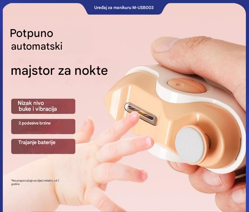 ✂️【Vruća prodaja】💅 【Nadograđena verzija】Višenamjenska električna turpija za nokte sa zaštitom od uklještenja, električne škare za nokte