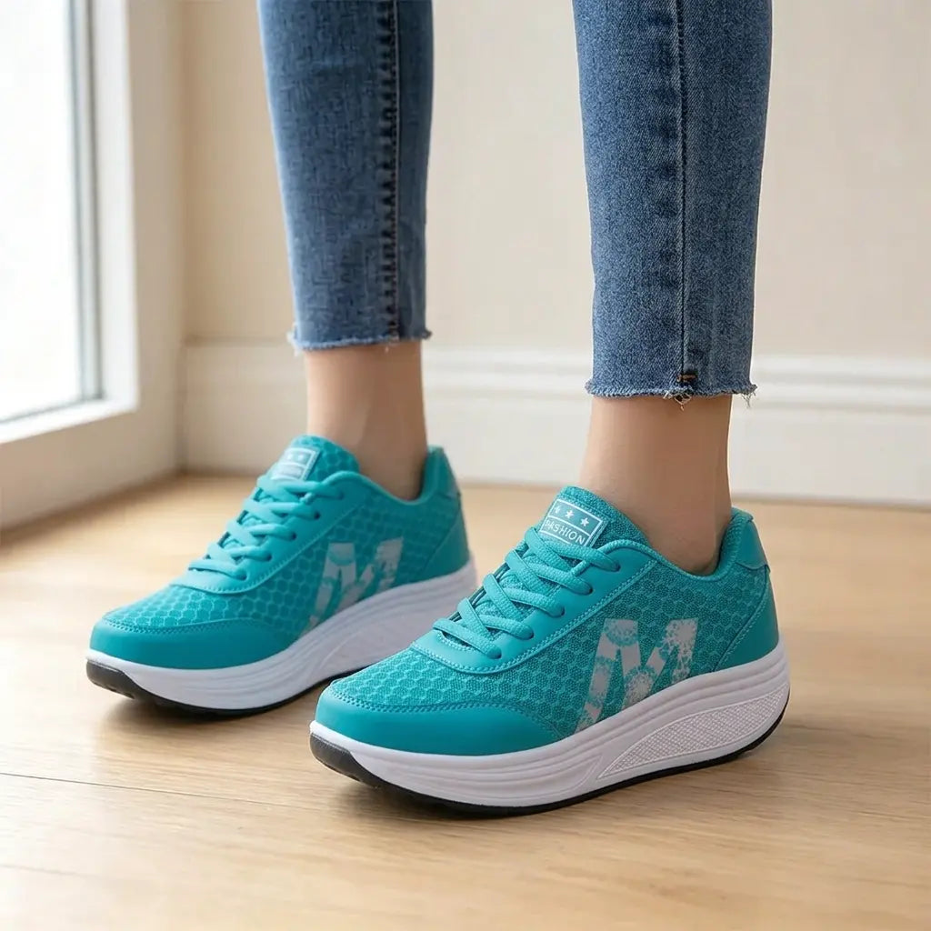 👟 Chodź z lekkością i maksymalnym komfortem! Damskie, ortopedyczne buty sportowe z wysoką podeszwą (oddychający materiał siateczkowy/zmniejsza zmęczenie/rozmiary 35-43)! ✨