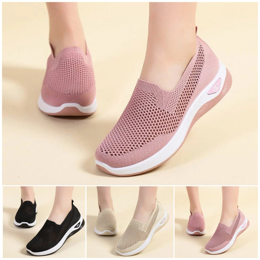 🌸【Zniżka ograniczona czasowo】【36-41】🌸Miękkie i przewiewne siateczkowe buty codzienne, umożliwiające szybkie zakładanie i zdejmowanie.