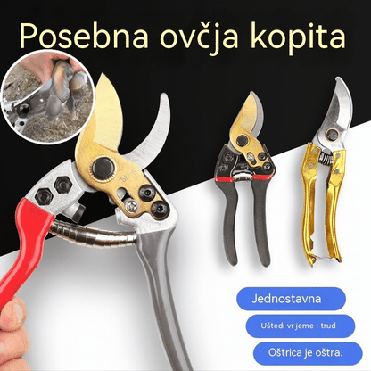🥰Najniža cijena ograničeno vrijeme🐏✂️【Akcija – Popust do 50%!】Škare za šišanje ovčjih, kravljih i konjskih kopita, višenamjenske vrtne škare