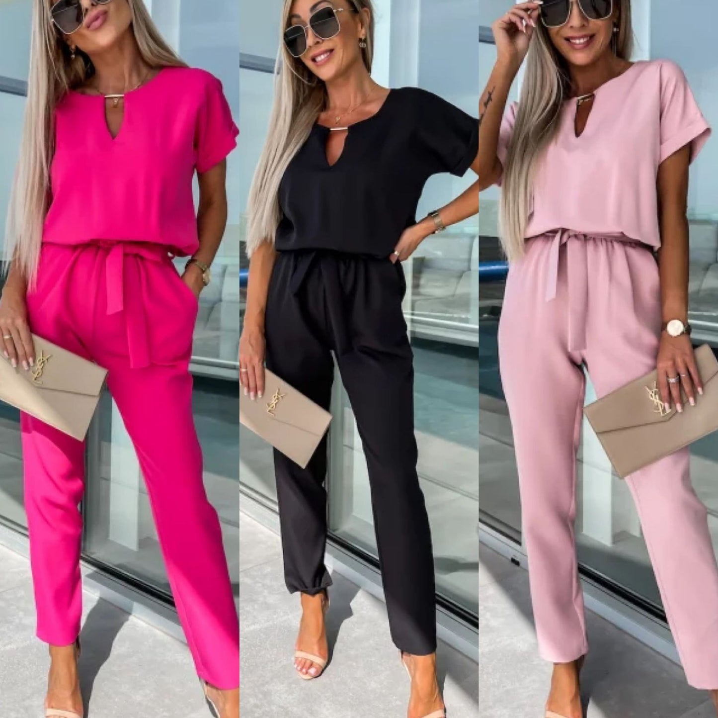 🌼【Kup jeden, drugi odbierz za pół ceny】🥰【S-5XL】2026 Modny elastyczny kombinezon w komplecie